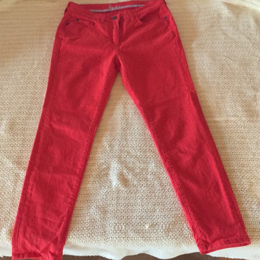 Boden skinny pencil crops size 6 reg.